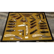 Parker Frost SCHRADE Salesman Sample IN CASE with matching numbers RARE