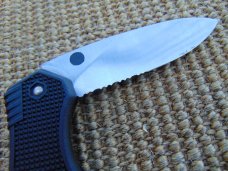  Schrade CH7 U.S.A. combo edge blade linerlock folding pocket knife,, MADE IN USA!!