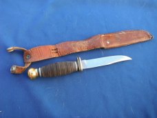 Boker USA Fixed Blade Hunting, camping Knife With  Sheath