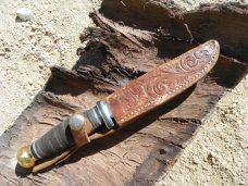 Boker USA Fixed Blade Hunting, camping Knife With  Sheath