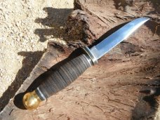 Boker USA Fixed Blade Hunting, camping Knife With  Sheath