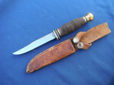 Boker USA Fixed Blade Hunting, camping Knife With  Sheath