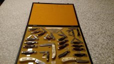 Parker Frost SCHRADE Salesman Sample IN CASE with matching numbers RARE 
