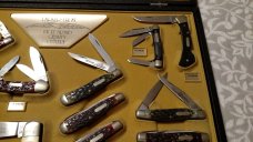 Parker Frost SCHRADE Salesman Sample IN CASE with matching numbers RARE 