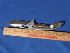 CRKT FOSSIL IKOMA DESIGN 5470 LOCKBACK CAMPING SURVIVAL FOLDING HUNTER POCKET KNIFE KNIVES