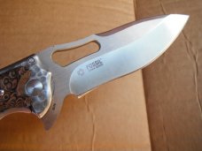 CRKT FOSSIL IKOMA DESIGN 5470 LOCKBACK CAMPING SURVIVAL FOLDING HUNTER POCKET KNIFE KNIVES