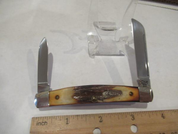 Case XX 1994 Stag Handle Half Congress Pattern # 52052 SS Case XX 1994 Stag Handle Half Congress Pattern # 52052 SS
