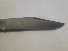 Great Eastern Maroon Linen Micarta Large Coke Bottle Pattern #  971119 