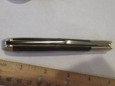 Great Eastern Maroon Linen Micarta Large Coke Bottle Pattern #  971119 