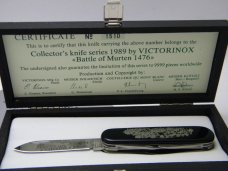 Victorinox Switzerland Murten 1476 Collector's Edition Swiss Army Knife NIB w/Booklet