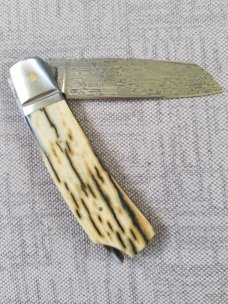 Steve Vanderkolff Native Taillock 4".. Mammoth and Damasteel...Fluted Integral bolsters CPM-154 
