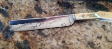Vintage J A Henckels Twin Works Grand Prize Paris 1900 St. Louis 1904 Straight Razor +Partial Box 