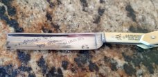 Vintage J A Henckels Twin Works Grand Prize Paris 1900 St. Louis 1904 Straight Razor +Partial Box 