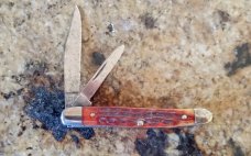 Case XX USA 6227 1940-1964 Red Bone Jack Knife