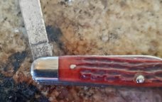 Case XX USA 6227 1940-1964 Red Bone Jack Knife