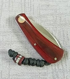 Jeffrey Mitchell Nessie Custom..3 5/8"..CPM-154..Burgundy Westinghouse..copper shield & Pivot collar