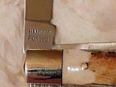 Vintage S.W.A.T. Smith & Wesson Hammer Forged Small Trapper Genuine Stag Handles New In Box