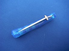 Buck USA 444 Bucklite folding knife lock-back 1997 rare blue scales & Buck 425 Lock-back Made in USA