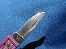 Buck USA 444 Bucklite folding knife lock-back 1997 rare blue scales & Buck 425 Lock-back Made in USA