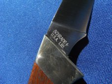 RARE SCHRADE + USA LTD 162UH Wolverine FIXED BLADE KNIFE W/SHEATH  Made in USA!