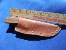RARE SCHRADE + USA LTD 162UH Wolverine FIXED BLADE KNIFE W/SHEATH  Made in USA!