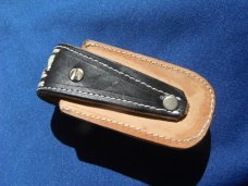  Leather Sheath for Folding Blade Pocket Knife Belt Pouch leather knife multi tool case