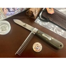Great Eastern Cutlery Tidioute #152221 Urban Jack, OD Green Canvas Handle, W/ Sheath, New (GEC 15)