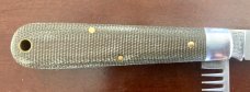 Great Eastern Cutlery Tidioute #152221 Urban Jack, OD Green Canvas Handle, W/ Sheath, New (GEC 15) 