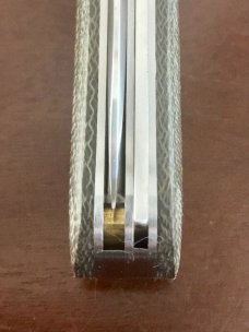 Great Eastern Cutlery Tidioute #152221 Urban Jack, OD Green Canvas Handle, W/ Sheath, New (GEC 15) 