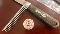 Great Eastern Cutlery Tidioute #152221 Urban Jack, OD Green Canvas Handle, W/ Sheath, New (GEC 15) 