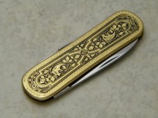 Coles NY Germany Ornate Engraved Lobster Knife