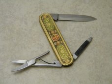 Coles NY Germany Ornate Engraved Lobster Knife.