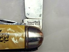 Vintage IMPERIAL USA PROV. R.I "ALASKA ADVERTISING" 4 BLADE CAMP KNIFE