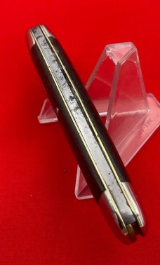 Vintage H BOKER & CO’S IMPROVED CUTLERY Double End Jumbo Jack Pocket Knife Ebony c.1869-1920’s