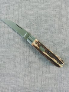 TA Davison Lambsfoot Swayback Jack KnifeNEW3 34quotSambar Stagjeweled liners CTS-xhp2087