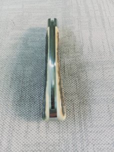 TA Davison Lambsfoot Swayback Jack Knife,NEW,3 3/4",Sambar Stag...jeweled liners .CTS-xhp..#2087