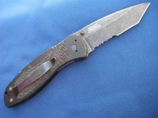  Kershaw USA  - BLUR BLACK spring assist SPEEDSAFE knife Ken Onion KAI 1670TSTBW. MADE IN THE USA!!!