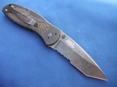  Kershaw USA  - BLUR BLACK spring assist SPEEDSAFE knife Ken Onion KAI 1670TSTBW. MADE IN THE USA!!!