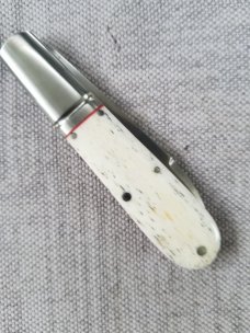 K'roo Custom Giraffe Bone Spear Barlow..3.75..slip..coa...rwl34..filework..liners..spacers...fluted 