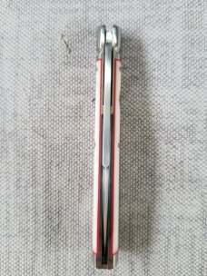 K'roo Custom Giraffe Bone Doctor knife..4"..slip..coa...rwl34..filework..liners..spacers...fluted 