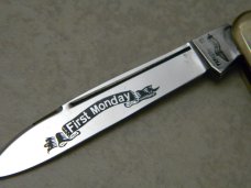 Parker Cut Co Pearl Eagle Brand Whittler Knife in Box
