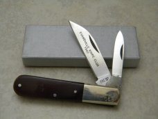 Parker Cut Co 1982 Evansville Knife Club Micarta Barlow Knife in Box