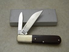 Parker Cut Co 1982 Evansville Knife Club Micarta Barlow Knife in Box