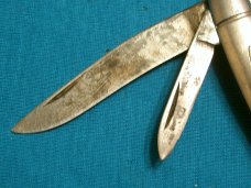 VINTAGE CAMCO USA 2 BLADE STOCKMAN FOLDING PEN JACK POCKET KNIFE KNIVES OLD