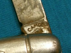 VINTAGE CAMCO USA 2 BLADE STOCKMAN FOLDING PEN JACK POCKET KNIFE KNIVES OLD