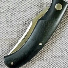 Rhidian Petite French Connection...4"..Black Linen Micarta and  cpm154..Canadian maker seldom seen 