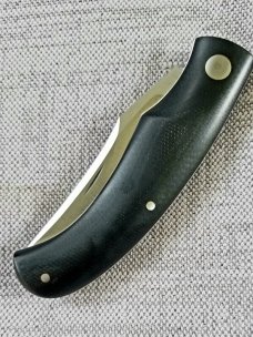 Rhidian Petite French Connection...4"..Black Linen Micarta and  cpm154..Canadian maker seldom seen 
