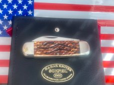 Ka-Bar ka bar Elephant/Toenail Pocket Knife -Bone Handle -NOS, No box