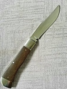 Phil Jacob Arkansas Hunter..4.5..Micarta and Cpm154...Fluted Bolsters...Integras are end caps