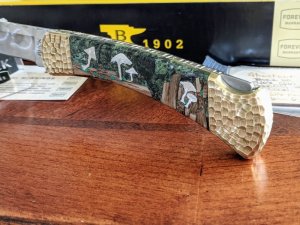 Buck 110 folding hunter Custom Ghostown 1 of 1 *Unused / Mint